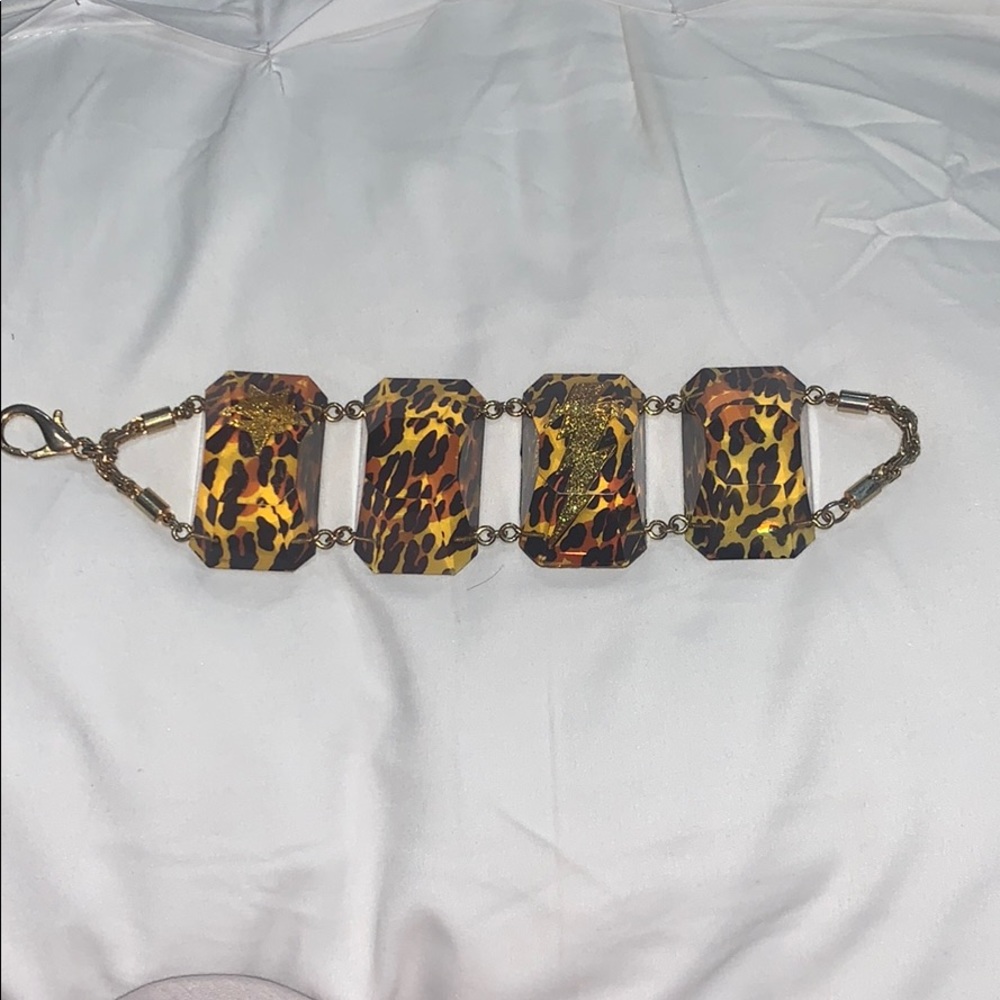 Betsey Johnson Animal Print Bracelet